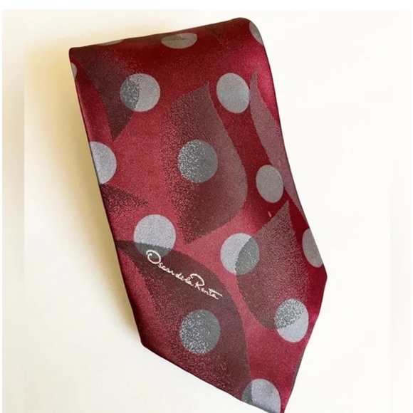 VTG Oscar De La Renta Studio Tie - Picture 2 of 4